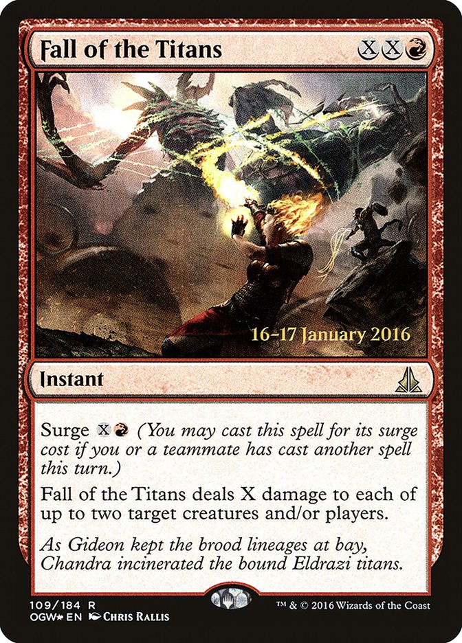 Fall of the Titans [Oath of the Gatewatch Prerelease Promos] | Black Swamp Games
