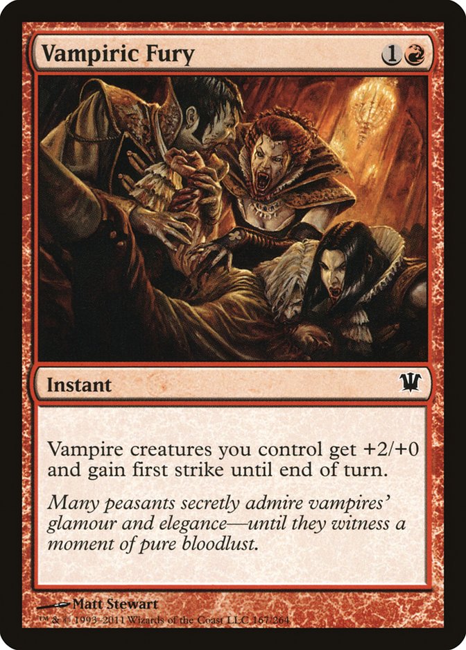 Vampiric Fury [Innistrad] | Black Swamp Games