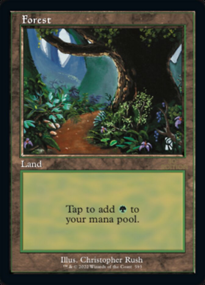 Forest (Retro) (593) [30th Anniversary Edition] | Black Swamp Games