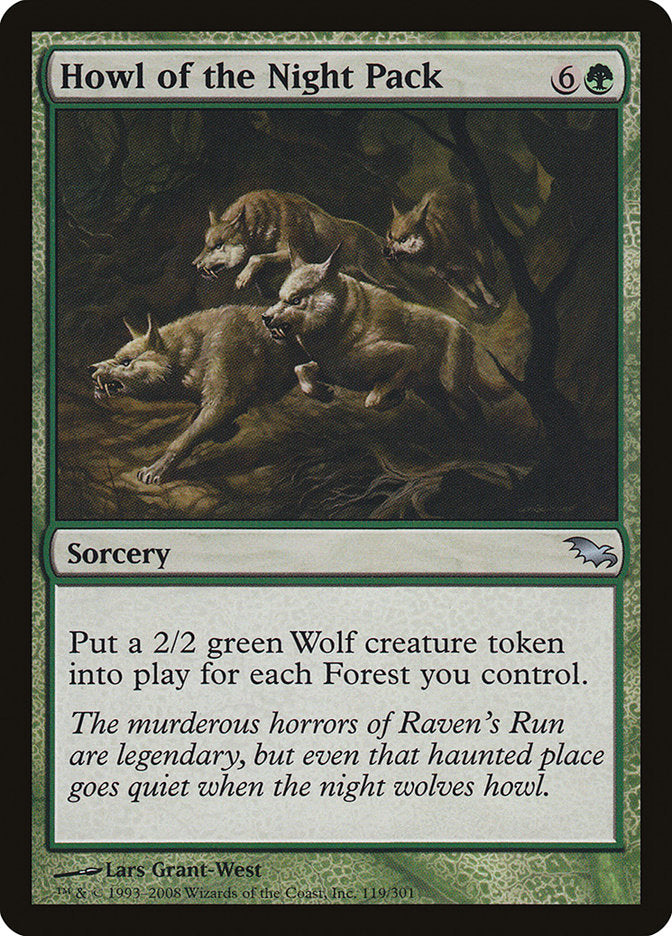 Howl of the Night Pack [Shadowmoor] | Black Swamp Games