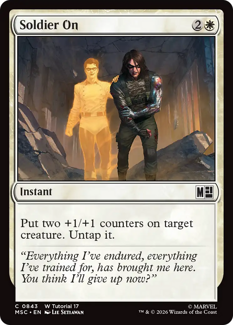 Soldier On [Marvel Super Heroes Commander] | Black Swamp Games