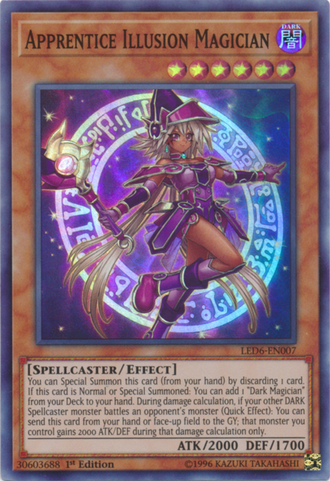 Apprentice Illusion Magician [LED6-EN007] Super Rare | Black Swamp Games
