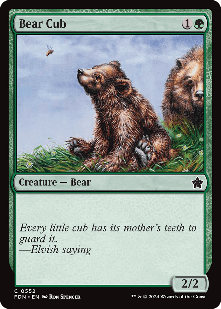 Bear Cub [Foundations] | Black Swamp Games