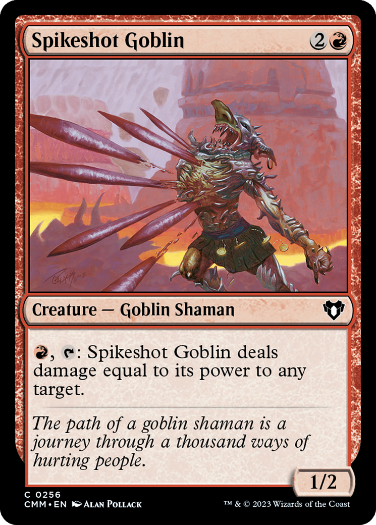 Spikeshot Goblin [Commander Masters] | Black Swamp Games