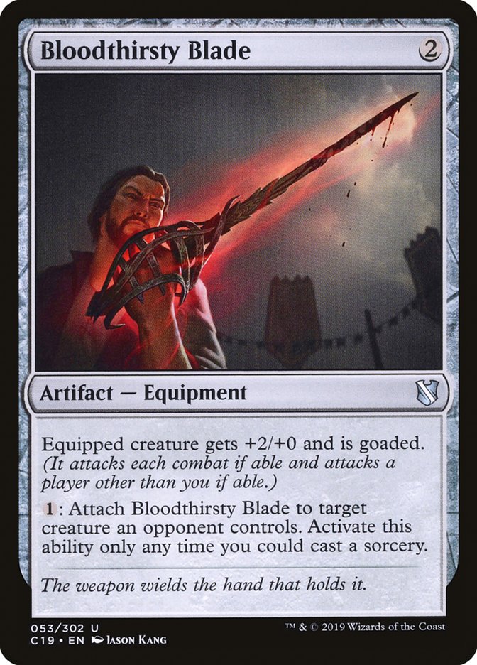 Bloodthirsty Blade [Commander 2019] | Black Swamp Games