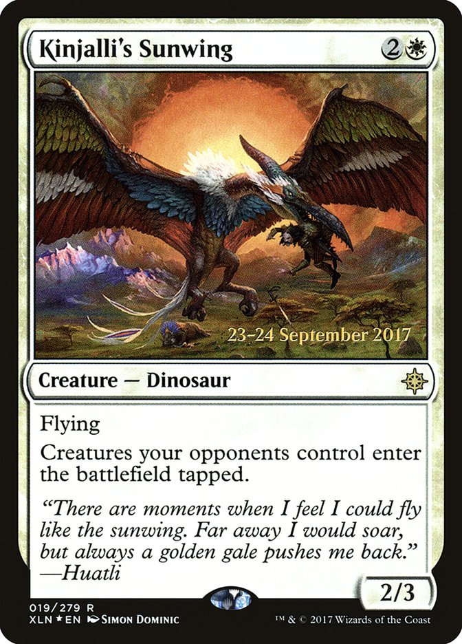 Kinjalli's Sunwing [Ixalan Prerelease Promos] | Black Swamp Games