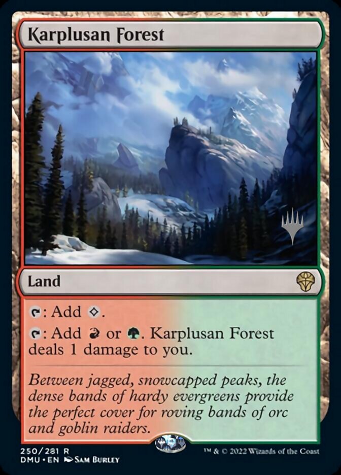 Karplusan Forest (Promo Pack) [Dominaria United Promos] | Black Swamp Games