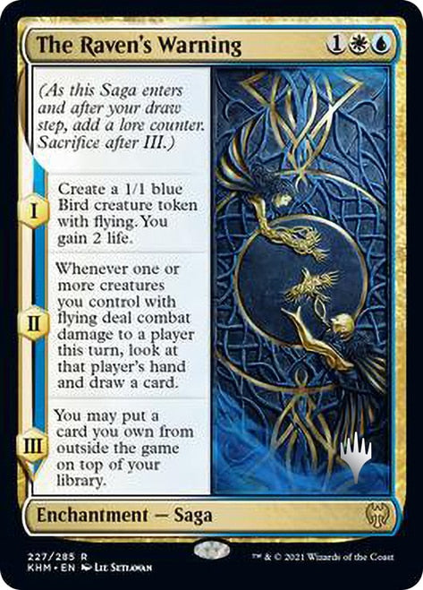 The Raven's Warning (Promo Pack) [Kaldheim Promos] | Black Swamp Games