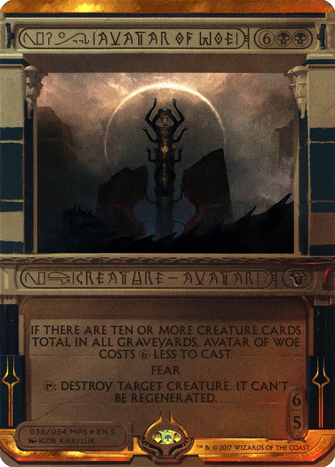Avatar of Woe (Invocation) [Amonkhet Invocations] | Black Swamp Games