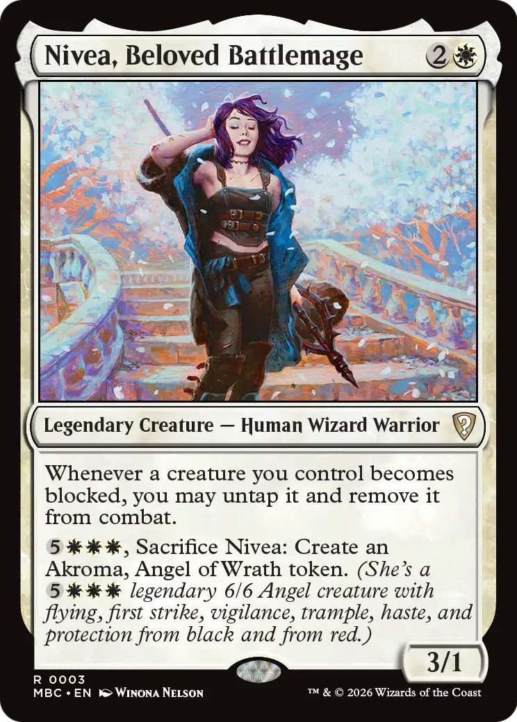 Nivea, Beloved Battlemage [Mystery Booster: Commander Edition] | Black Swamp Games