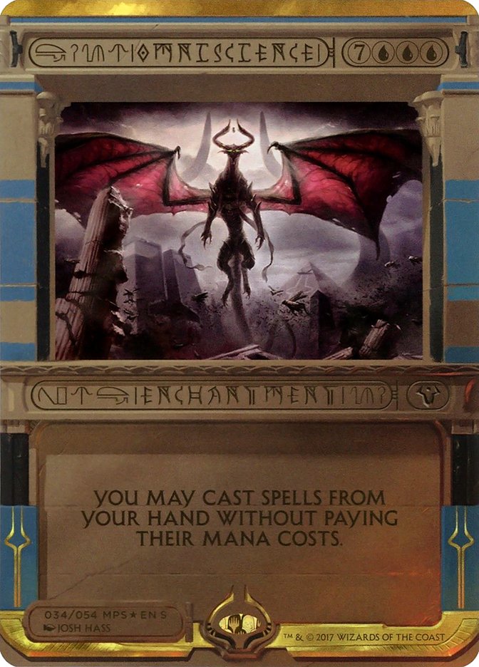 Omniscience (Invocation) [Amonkhet Invocations] | Black Swamp Games