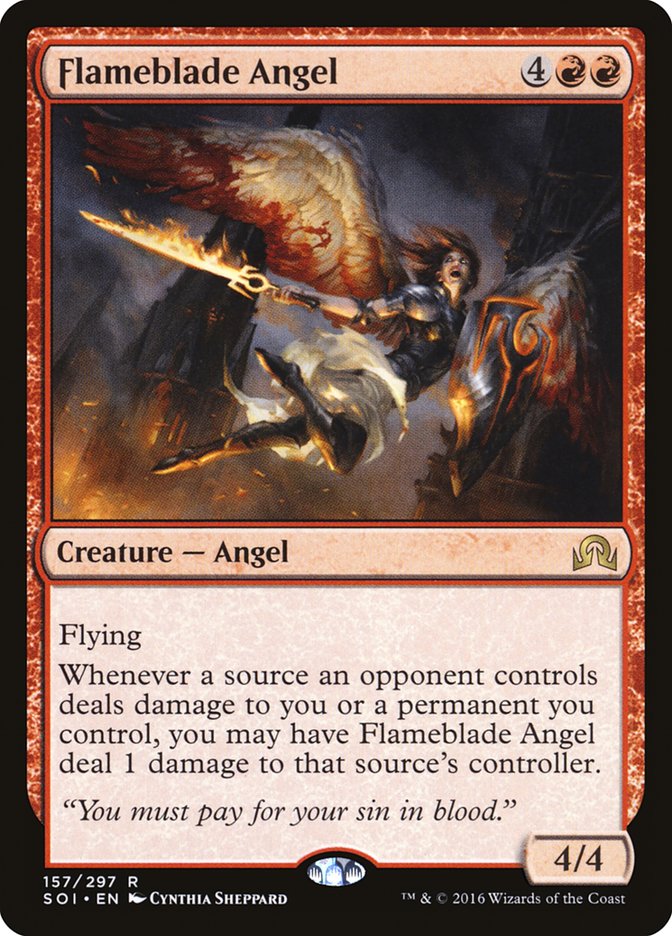 Flameblade Angel [Shadows over Innistrad] | Black Swamp Games