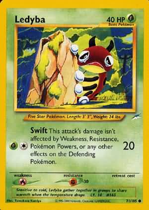 Ledyba (71/105) [Neo Destiny Unlimited] | Black Swamp Games