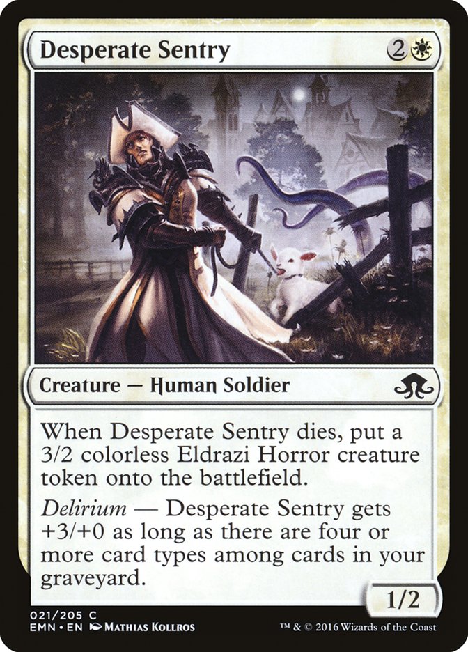 Desperate Sentry [Eldritch Moon] | Black Swamp Games