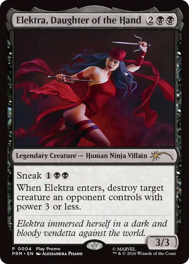 Elektra, Daughter of the Hand [Standard Showdown Promos] | Black Swamp Games