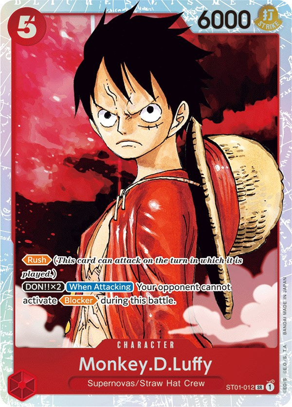 Monkey.D.Luffy (012) [Starter Deck: Straw Hat Crew] | Black Swamp Games