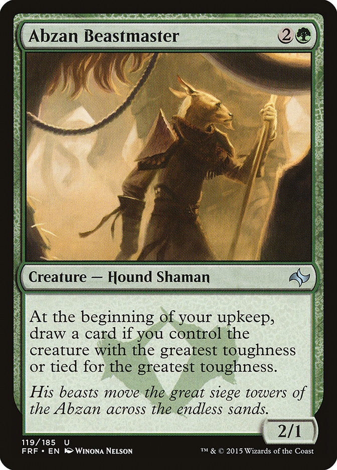 Abzan Beastmaster [Fate Reforged] | Black Swamp Games