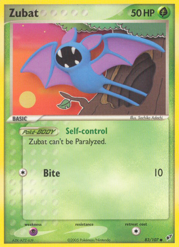 Zubat (83/107) [EX: Deoxys] | Black Swamp Games