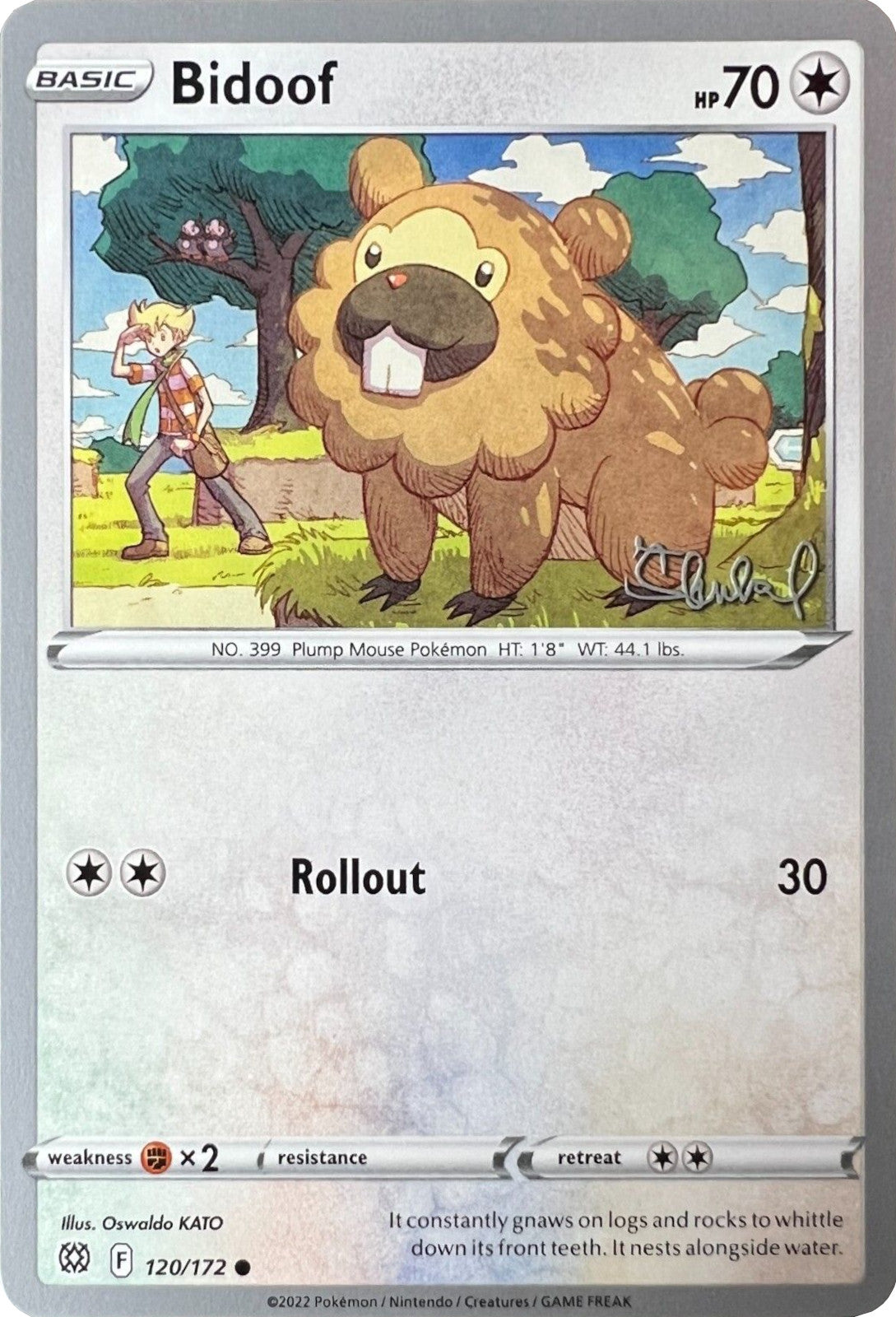 Bidoof (120/172) (ADP - Ondrej Skubal) [World Championships 2022] | Black Swamp Games