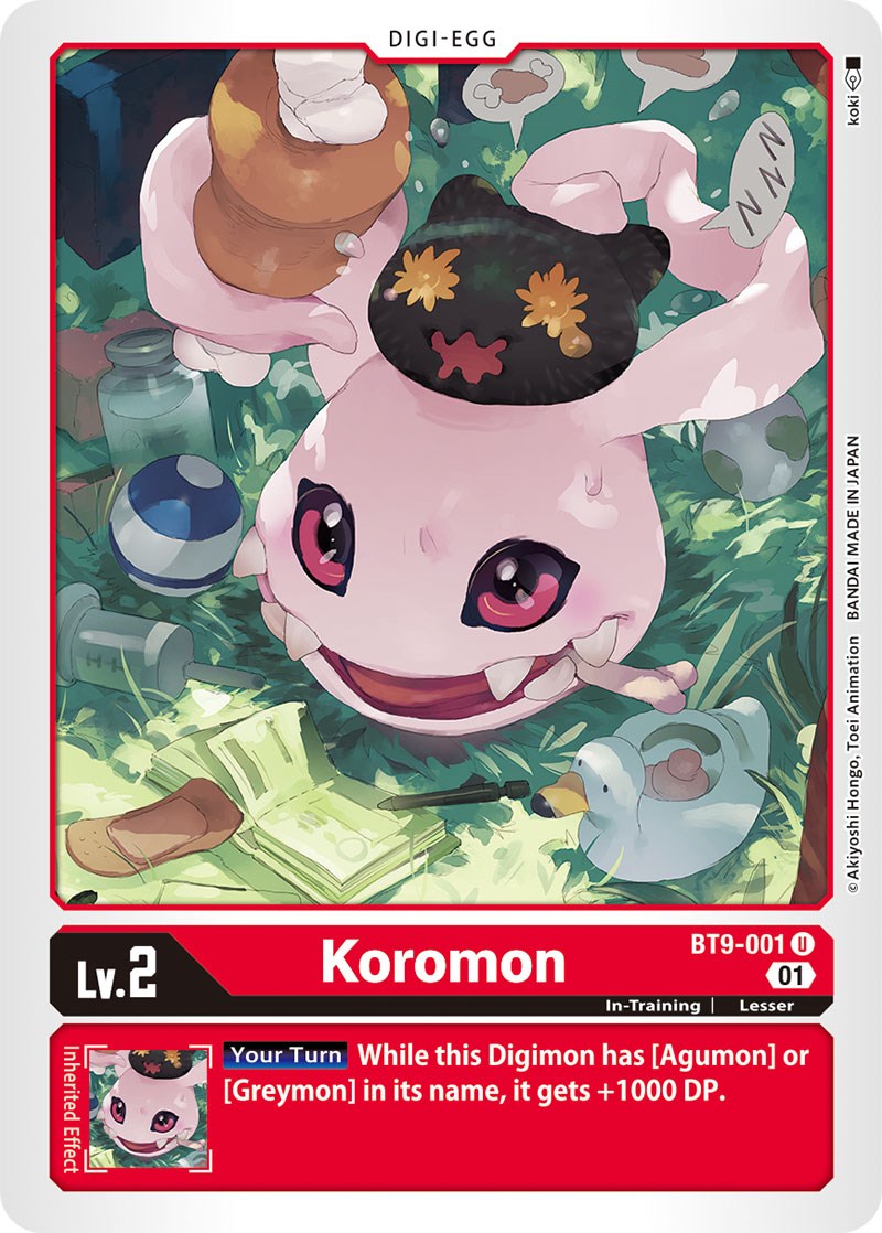 Koromon [BT9-001] [X Record] | Black Swamp Games