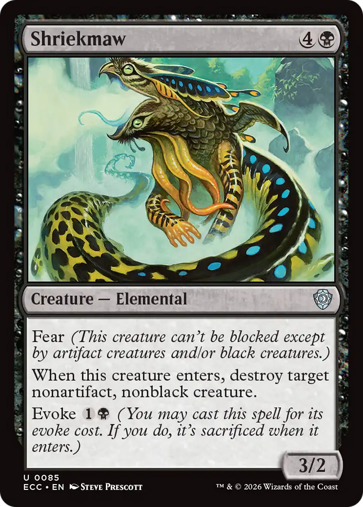 Shriekmaw [Lorwyn Eclipsed Commander] | Black Swamp Games