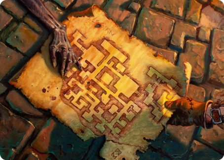 Dungeon Map Art Card [Dungeons & Dragons: Adventures in the Forgotten Realms Art Series] | Black Swamp Games