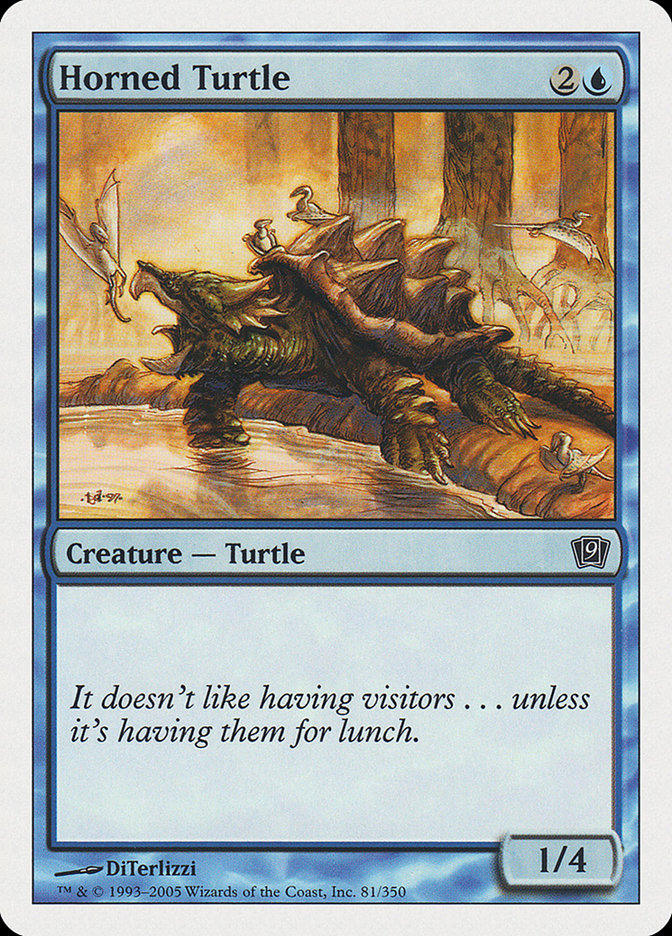 Horned Turtle [Ninth Edition] | Black Swamp Games