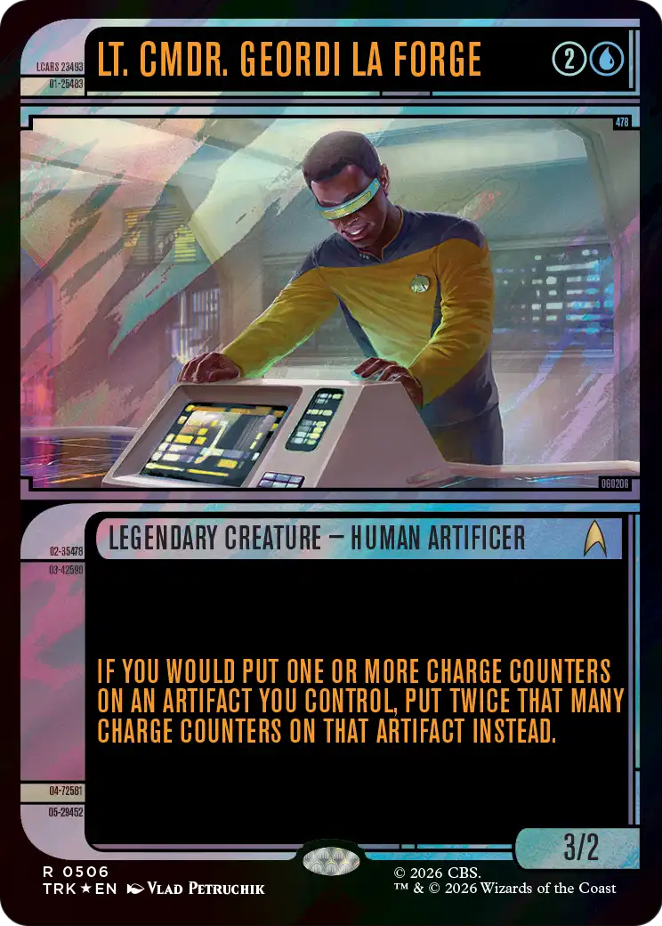 Lt. Cmdr. Geordi La Forge (Showcase) (Surge Foil) [Star Trek] | Black Swamp Games