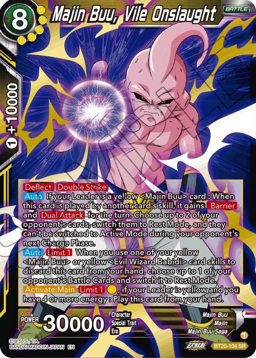 Majin Buu, Vile Onslaught (BT20-104) [Power Absorbed] | Black Swamp Games