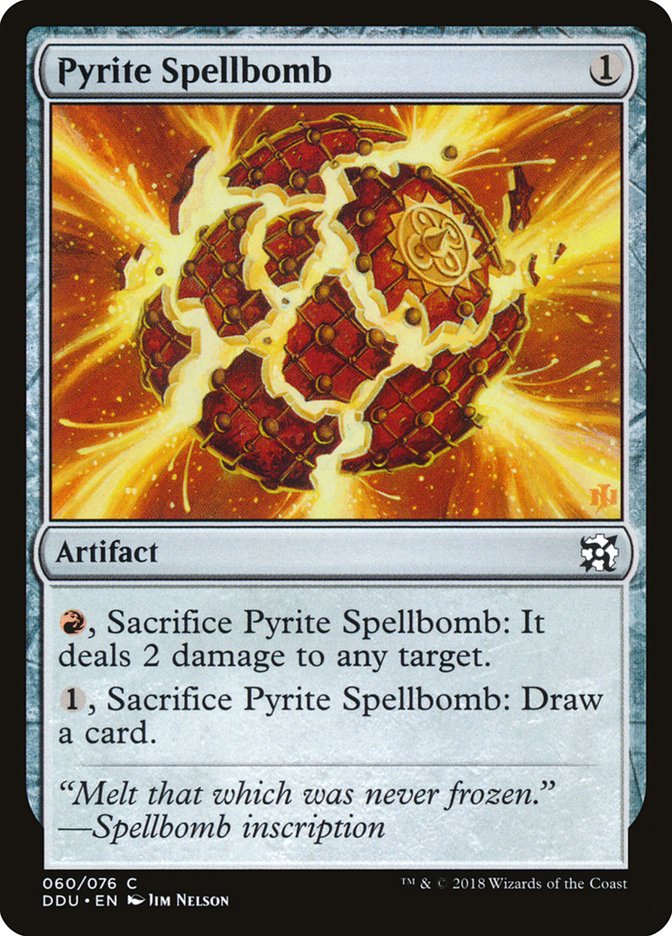 Pyrite Spellbomb [Duel Decks: Elves vs. Inventors] | Black Swamp Games