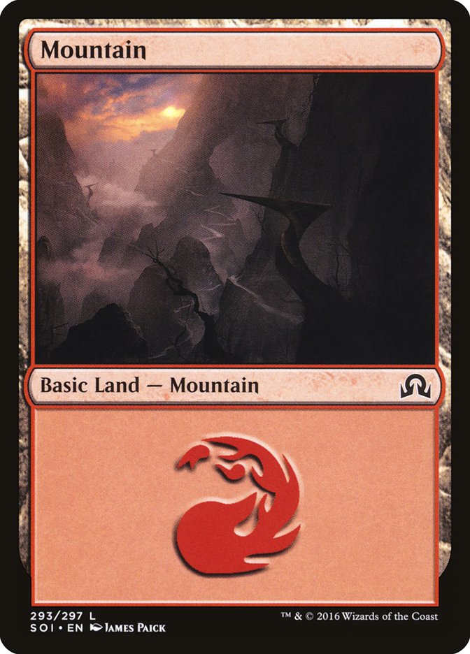 Mountain (293) [Shadows over Innistrad] | Black Swamp Games