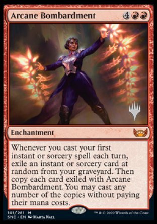 Arcane Bombardment (Promo Pack) [Streets of New Capenna Promos] | Black Swamp Games