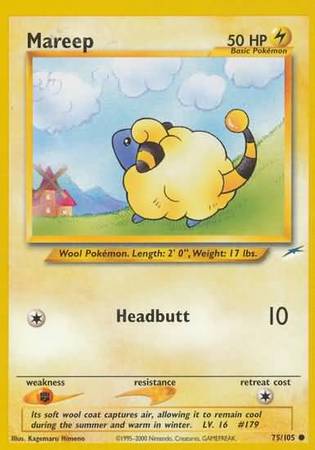 Mareep (75/105) [Neo Destiny Unlimited] | Black Swamp Games