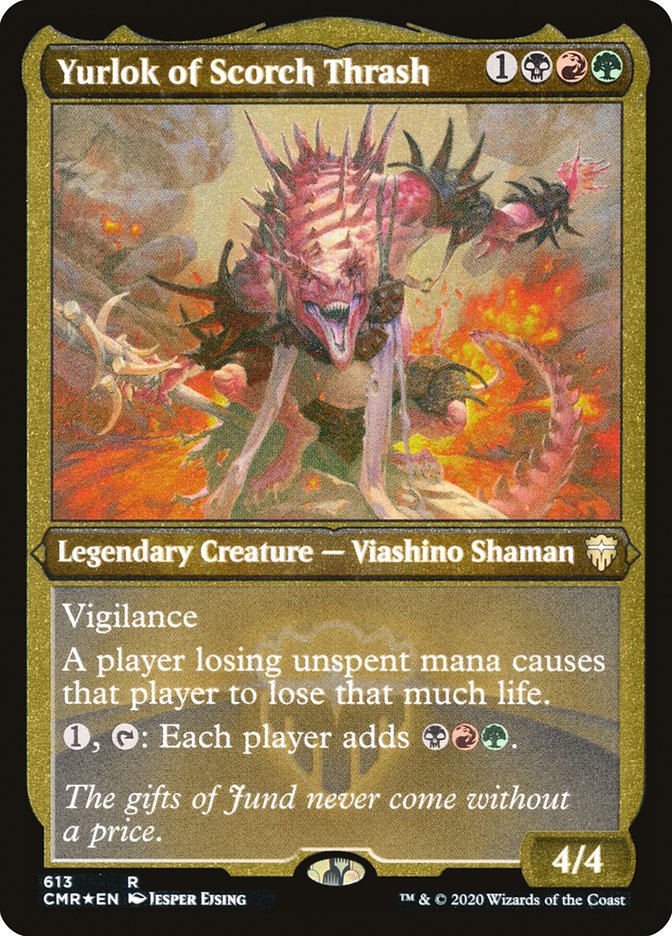 Yurlok of Scorch Thrash (Etched) [Commander Legends] | Black Swamp Games