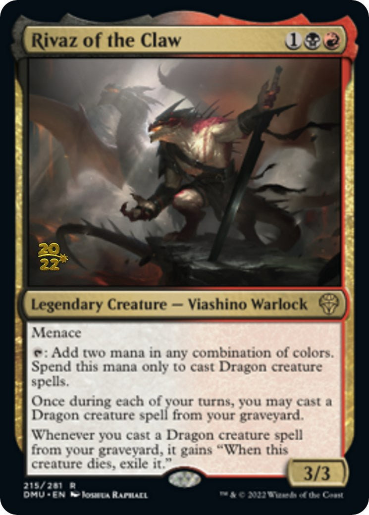 Rivaz of the Claw [Dominaria United Prerelease Promos] | Black Swamp Games