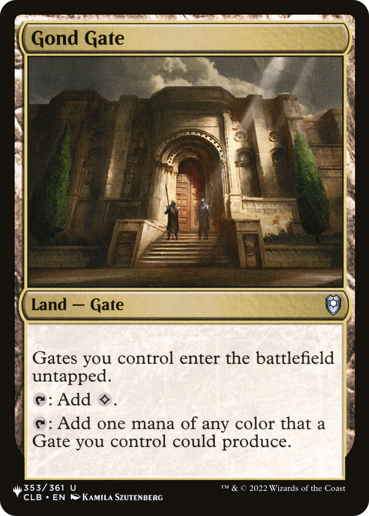 Gond Gate [The List] | Black Swamp Games