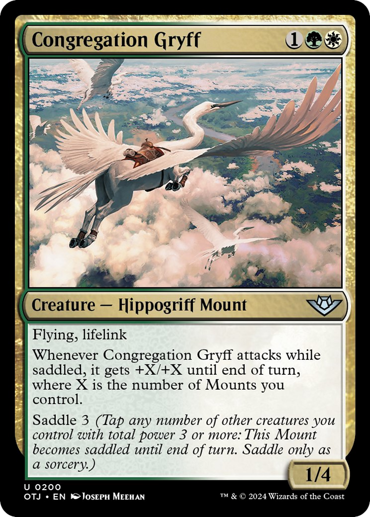 Congregation Gryff [Outlaws of Thunder Junction] | Black Swamp Games