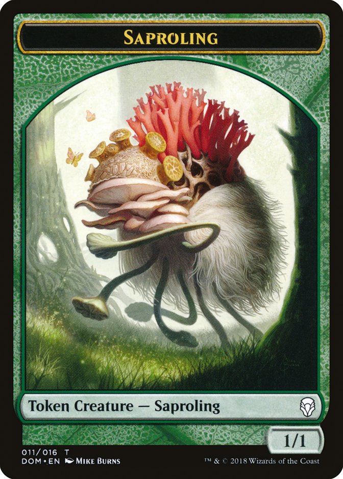 Saproling Token (011/016) [Dominaria Tokens] | Black Swamp Games