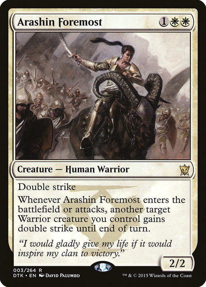 Arashin Foremost [Dragons of Tarkir] | Black Swamp Games