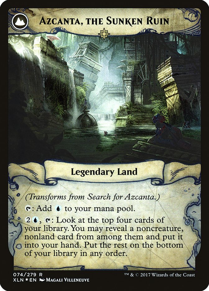 Search for Azcanta // Azcanta, the Sunken Ruin [Ixalan Prerelease Promos] | Black Swamp Games