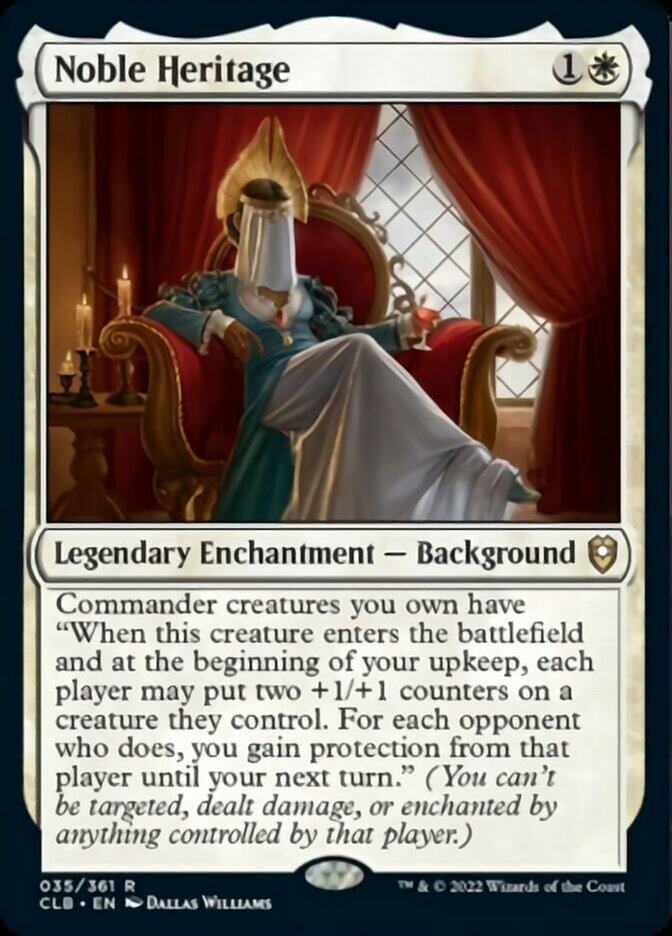 Noble Heritage [Commander Legends: Battle for Baldur's Gate] | Black Swamp Games