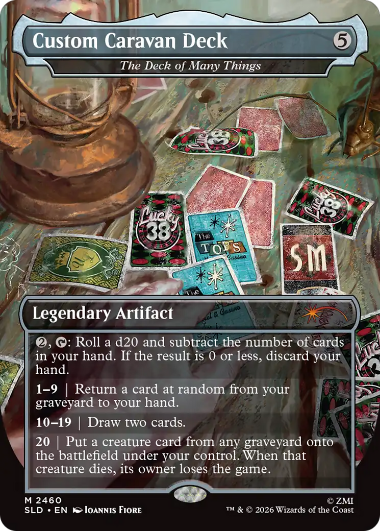 Custom Caravan Deck - The Deck of Many Things [Secret Lair Drop Series] | Black Swamp Games