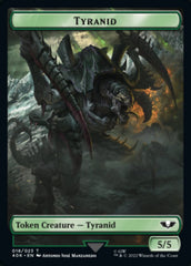 Tyranid (017) // Tyranid (018) Double-Sided Token (Surge Foil) [Warhammer 40,000 Tokens] | Black Swamp Games
