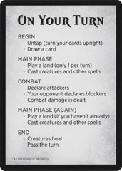 Rules Card [War of the Spark Tokens] | Black Swamp Games