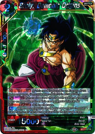 Broly, Demonic Origins (BT7-117) [Assault of the Saiyans] | Black Swamp Games