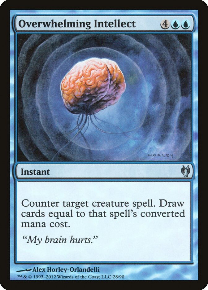 Overwhelming Intellect [Duel Decks: Izzet vs. Golgari] | Black Swamp Games