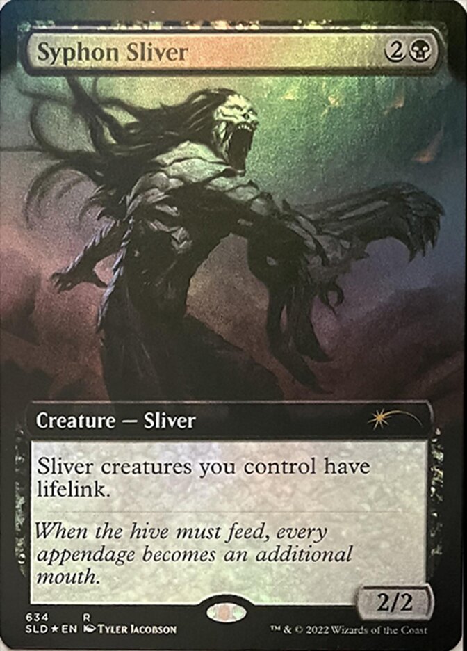 Syphon Sliver (Extended Art) [Secret Lair Drop Promos] | Black Swamp Games