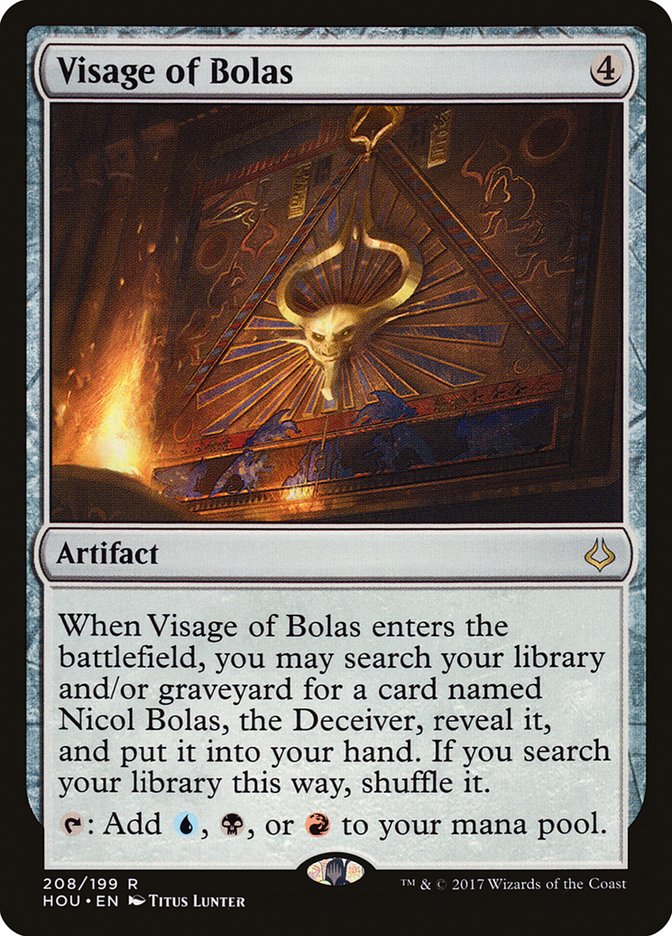 Visage of Bolas [Hour of Devastation] | Black Swamp Games