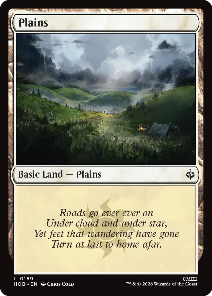Plains (0189) [The Hobbit] | Black Swamp Games