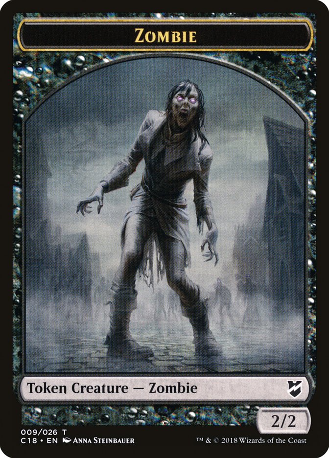 Zombie Token [Commander 2018 Tokens] | Black Swamp Games